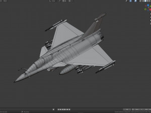 Dassault Rafale C - Fully Rigged with High Resolution Cocpit Modelo 3D