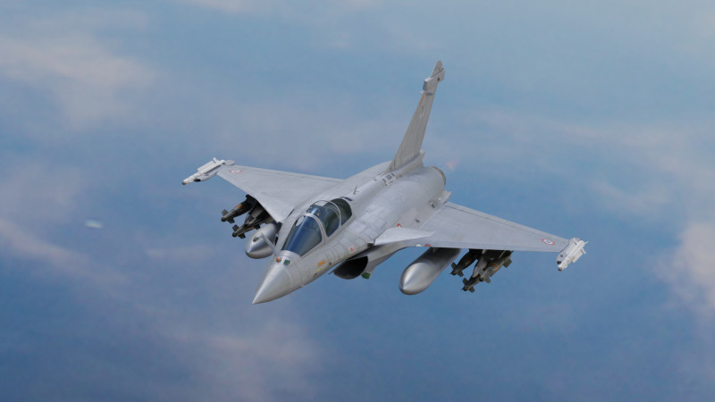 Dassault Rafale C - Fully Rigged with High Resolution Cocpit Modelo 3D .c4d .max .obj .3ds .fbx .stl .blend