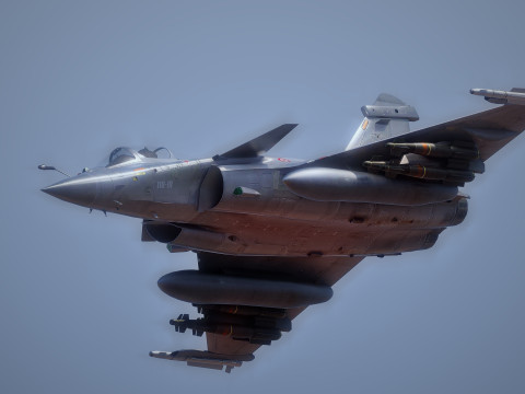 Dassault Rafale C - Fully Rigged with High Resolution Cocpit Modelo 3D