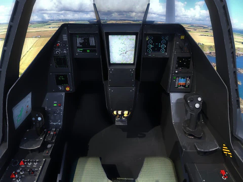 Dassault Rafale C: totalmente equipado con cabina de alta resoluci&oacute;n Modelo 3D