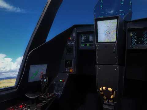 Dassault Rafale C: totalmente equipado con cabina de alta resoluci&oacute;n Modelo 3D