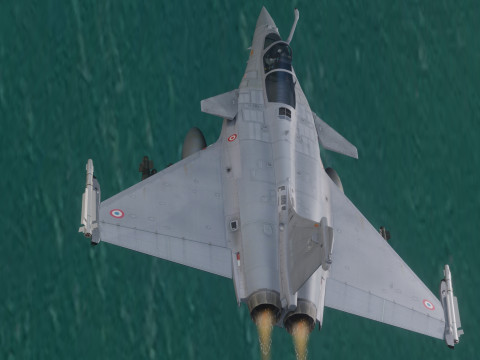 Dassault Rafale C - Fully Rigged with High Resolution Cocpit Modelo 3D
