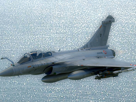 Dassault Rafale M - Rigged with High Resolution Cocpit 3D Model
