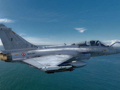 Dassault Rafale M - Rigged with High Resolution Cocpit 3D Model