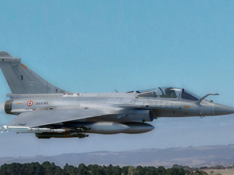 Dassault Rafale M - Rigged with High Resolution Cocpit 3D Model