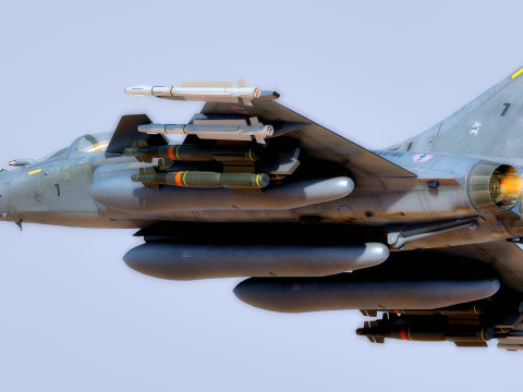 Dassault Rafale M - Rigged with High Resolution Cocpit 3D Model