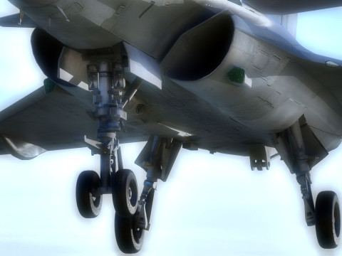 Dassault Rafale M - Rigged with High Resolution Cocpit 3D Model