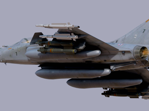 Dassault Rafale M - Rigged with High Resolution Cocpit 3D Model