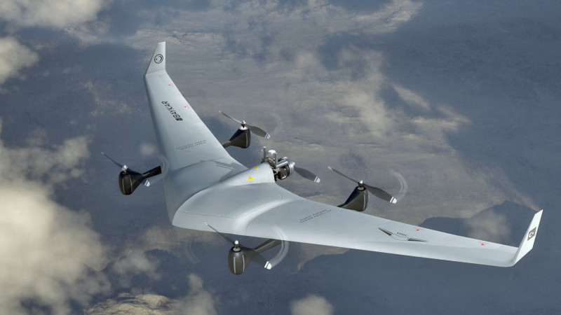 Diha Bayraktar UAV 3D Model .c4d .max .obj .3ds .fbx .stl .blend