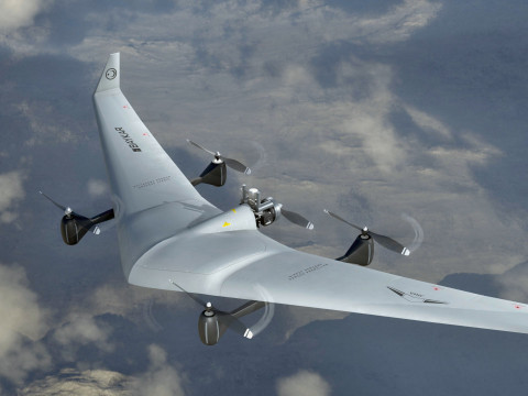 Diha Bayraktar UAV 3D Model