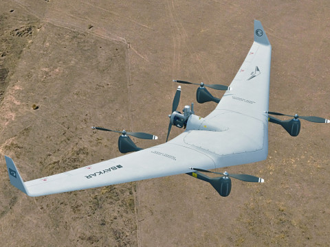 Diha Bayraktar UAV 3D Model