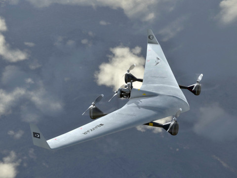 Diha Bayraktar UAV 3D Model