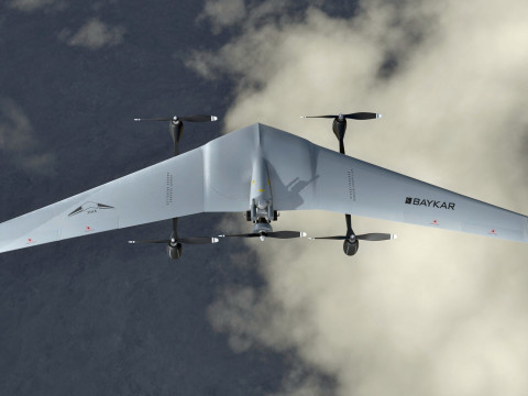 Diha Bayraktar UAV 3D Model