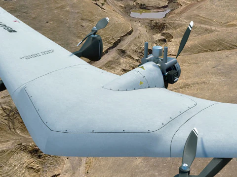 Diha Bayraktar UAV 3D Model