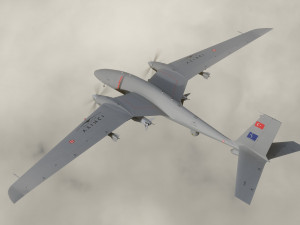 Aknc bayraktar tiha Model 3D