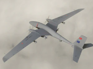 Aknc bayraktar tiha 3D Model