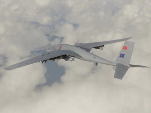 Aknc bayraktar tiha 3D Model