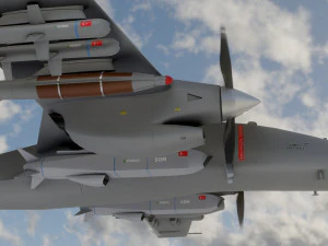 Aknc bayraktar tiha 3D Model