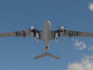 Aknc bayraktar tiha Model 3D