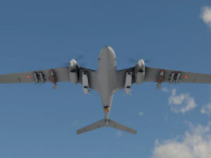 Aknc bayraktar tiha 3D Model