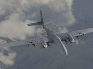 Aknc bayraktar tiha 3D Model