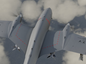 Aknc bayraktar tiha Model 3D