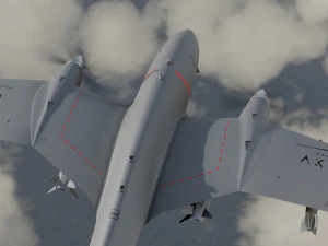 Aknc bayraktar tiha 3D Model