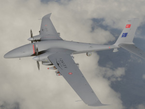 Aknc bayraktar tiha Model 3D