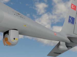 Aknc bayraktar tiha Model 3D