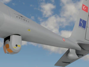 Aknc bayraktar tiha 3D Model