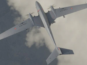 Aknc bayraktar tiha 3D Model