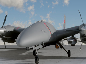 Aknc bayraktar tiha Model 3D