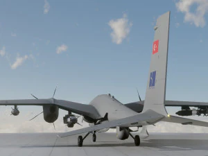 Aknc bayraktar tiha 3D Model