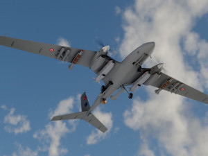 Aknc bayraktar tiha Model 3D