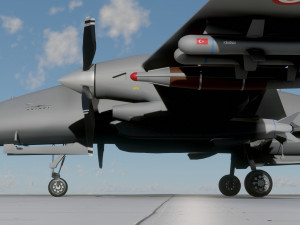 Aknc bayraktar tiha Model 3D