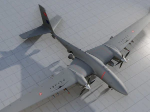 Aknc bayraktar tiha 3D Model
