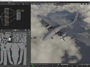 Aknc bayraktar tiha 3D Model