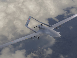 TB2 Bayraktar UAV 3D Model