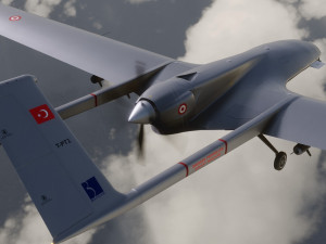 TB2 Bayraktar UAV Modelo 3D