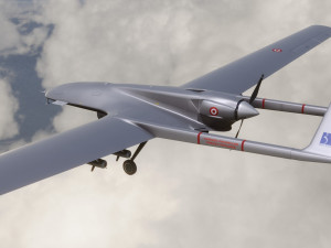 TB2 Bayraktar UAV Modelo 3D