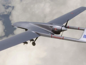 TB2 Bayraktar UAV 3D Model