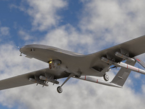 TB2 Bayraktar UAV Modelo 3D