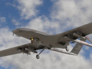 TB2 Bayraktar UAV 3D Model