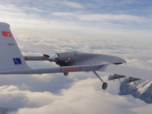 TB2 Bayraktar UAV Modelo 3D