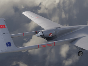 TB2 Bayraktar UAV Modelo 3D