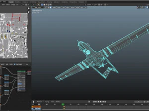 TB2 Bayraktar UAV 3D Model