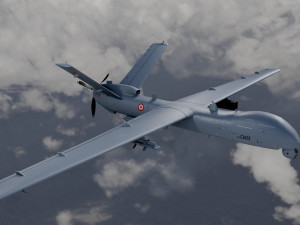 Anka turkish uav Modèle 3D