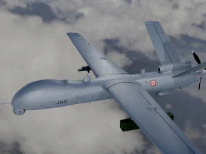Anka turkish uav 3D Model