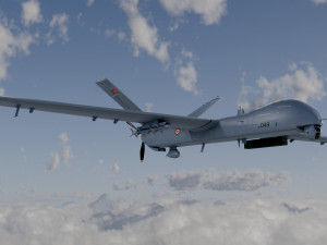 Anka turkish uav Modèle 3D