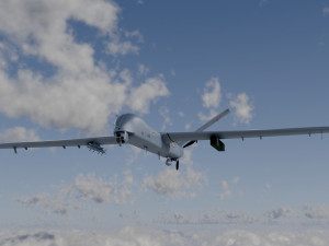 Anka turkish uav Modèle 3D